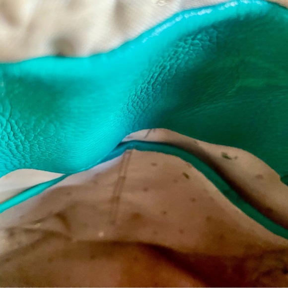 Kate Spade Fun Green Small Georgina Gold Coast satchel crossbody leather quilted - Picture 5 of 16